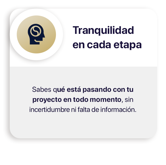 Tranquilidad en cada etapa